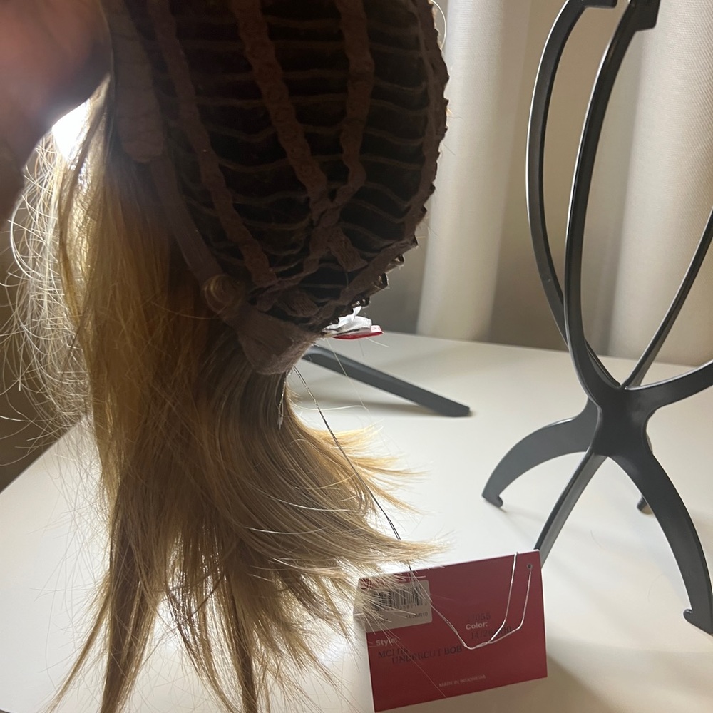 Brown and Tan Ombre Hair Extensions with Layered Texture